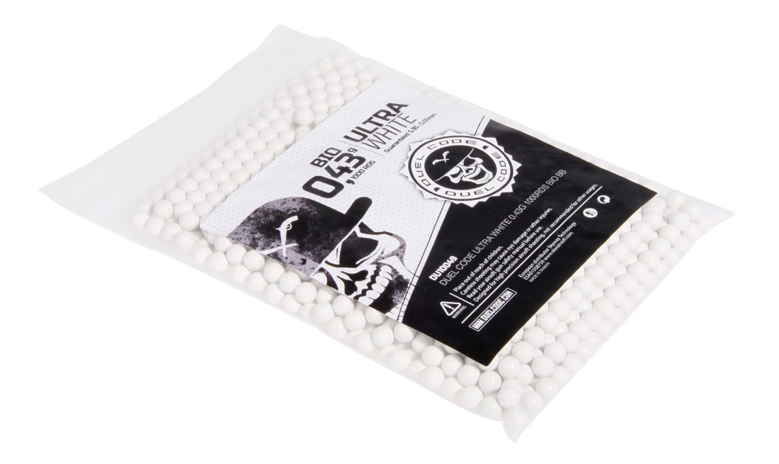 ASG - Billes bio Open Blaster - 0.25g - 3300Bbs - Blanches - Elite Airsoft