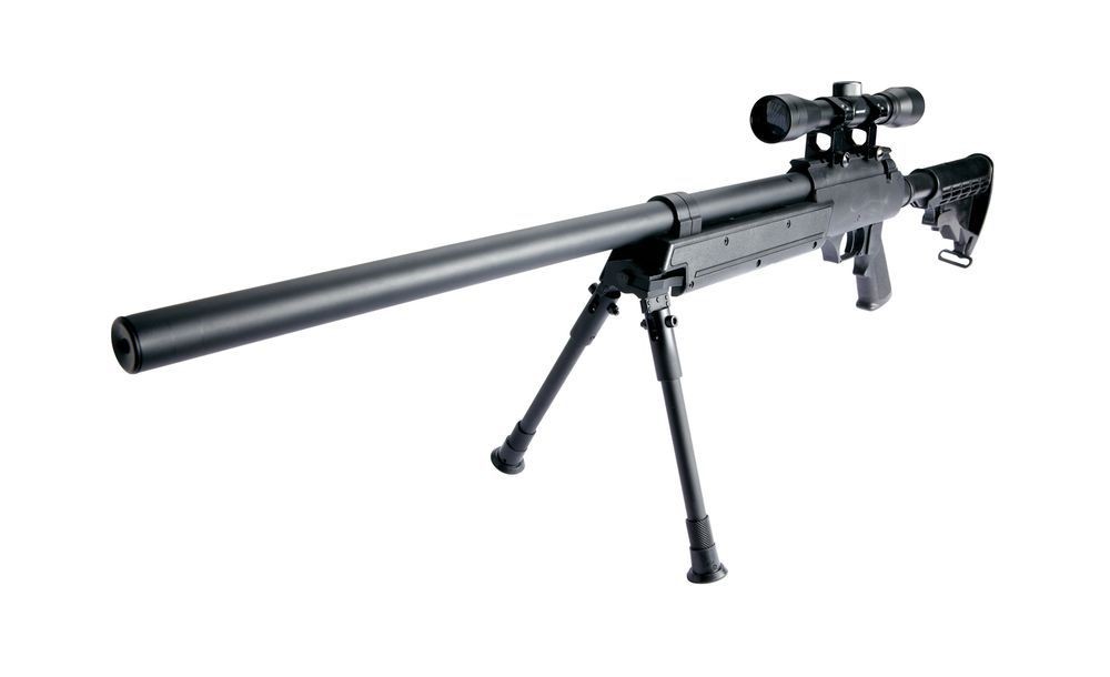 ASG - Fusil de Sniper Urban Sniper - Spring - Noir (1.8 joules) - Elite  Airsoft