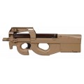 Cybergun - Pistolet mitrailleur FN P90 AEG avec Batterie et Chargeur de Batterie- FDE (1.4 joules) 