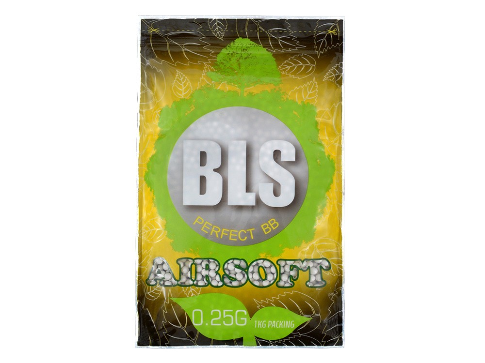 BLS - Billes biodégradables - 0.25g - 4000Bbs - Blanches