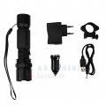 Swiss arms - Lampe tactique rechargeable - 25/100 Lumens - Noir