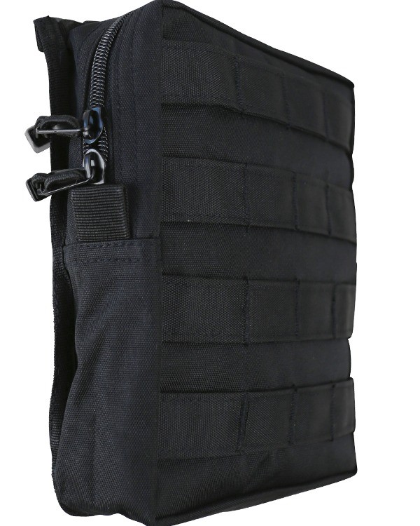 Kombat Tactical - Poche utilitaire Moyenne - MOLLE - Noir - Elite Airsoft