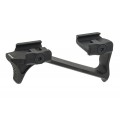 UTG - Poignée ultra slim angled foregrip - Montage pour rail picatinny- Noir