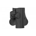 Amomax - CZ P-07 / 09 - Holster de ceinture rotatif pour - Noir