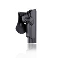 Amomax - Holster de ceinture rotatif pour Colt 1911 - Noir