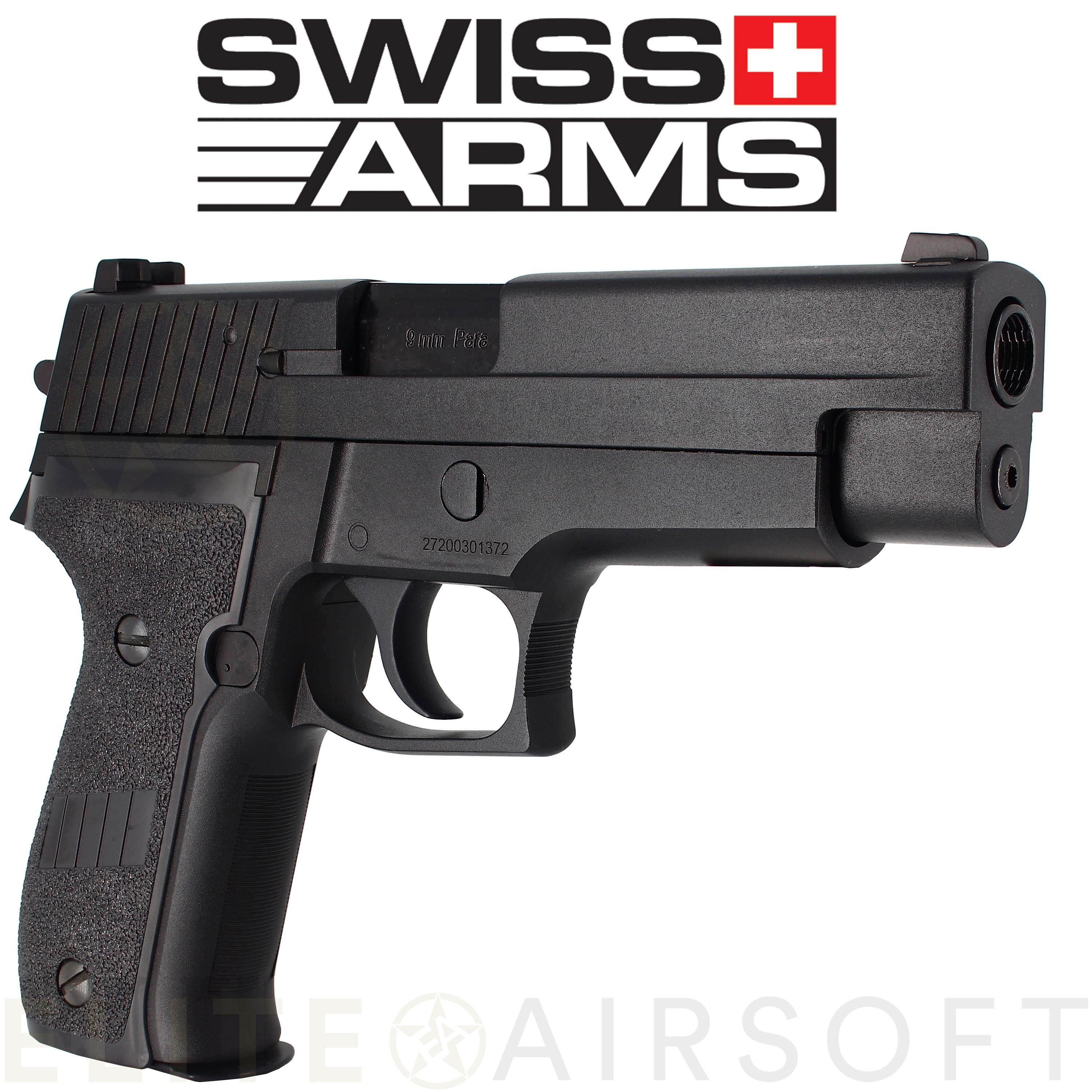 Swiss Arms - Type P226 SA Navy Pistol - GBB - Gaz - Noir (1 joules) - Elite  Airsoft