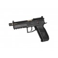 ASG - pistolet Automatique CZ P-09 GBB - CO2 - Gold et noir - (1 Joules)