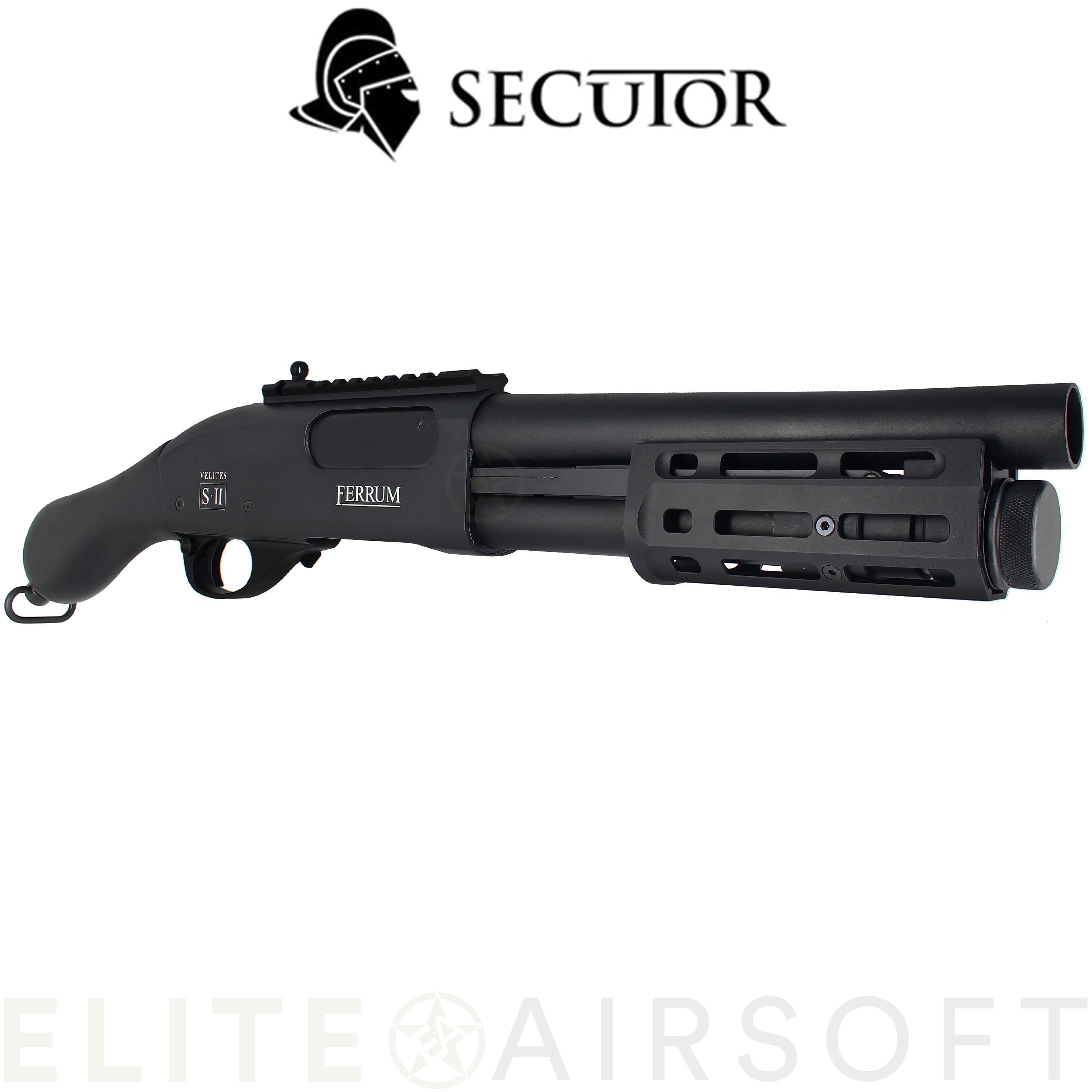 Secutor - Fusil à pompe VELITES FERRUM S-II - Spring - Noir (0.9