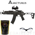 PACK Arcturus - Carabine AK74U Custom AEG - Noire (1.1 Joule)