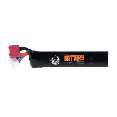 Duel Code - Batterie LiPo 7.4v 1400mAh - 25 C - Connecteur Mini Tamiya -  Elite Airsoft