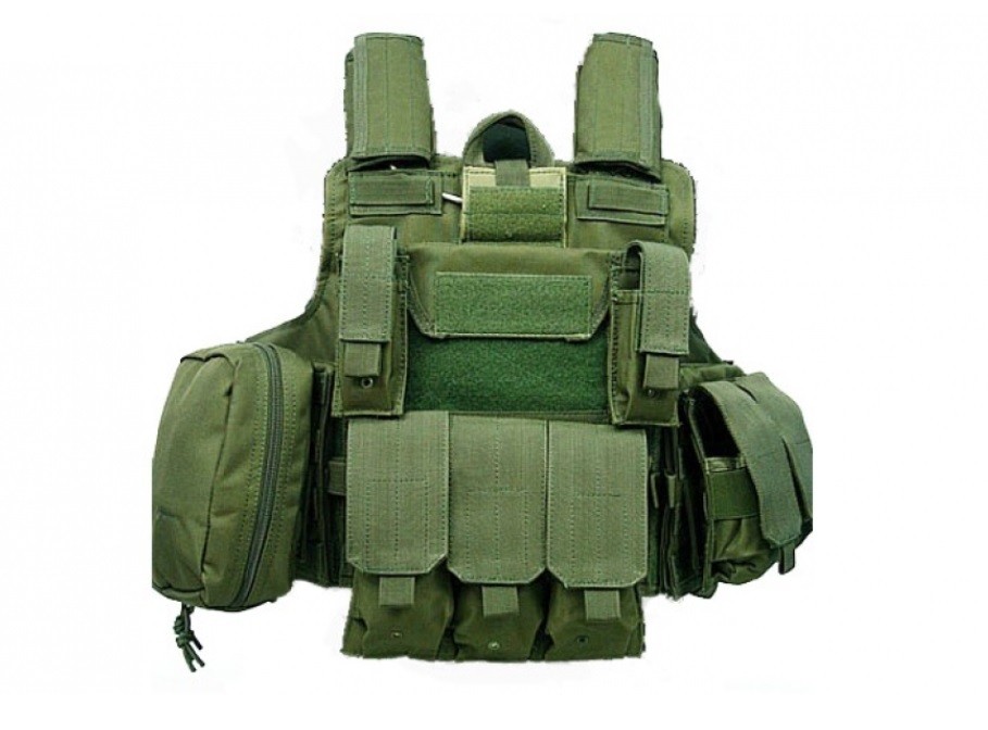 Tactical Ops - Gilet tactique MOLLE - Type Ciras - Elite Airsoft