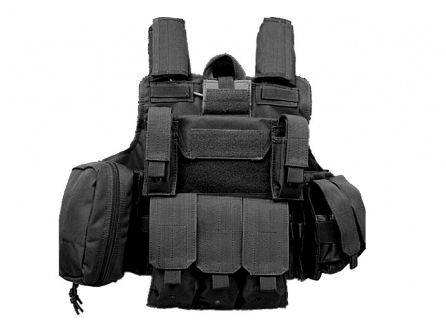 Tactical Ops - Gilet tactique MOLLE - Type Ciras - Elite Airsoft