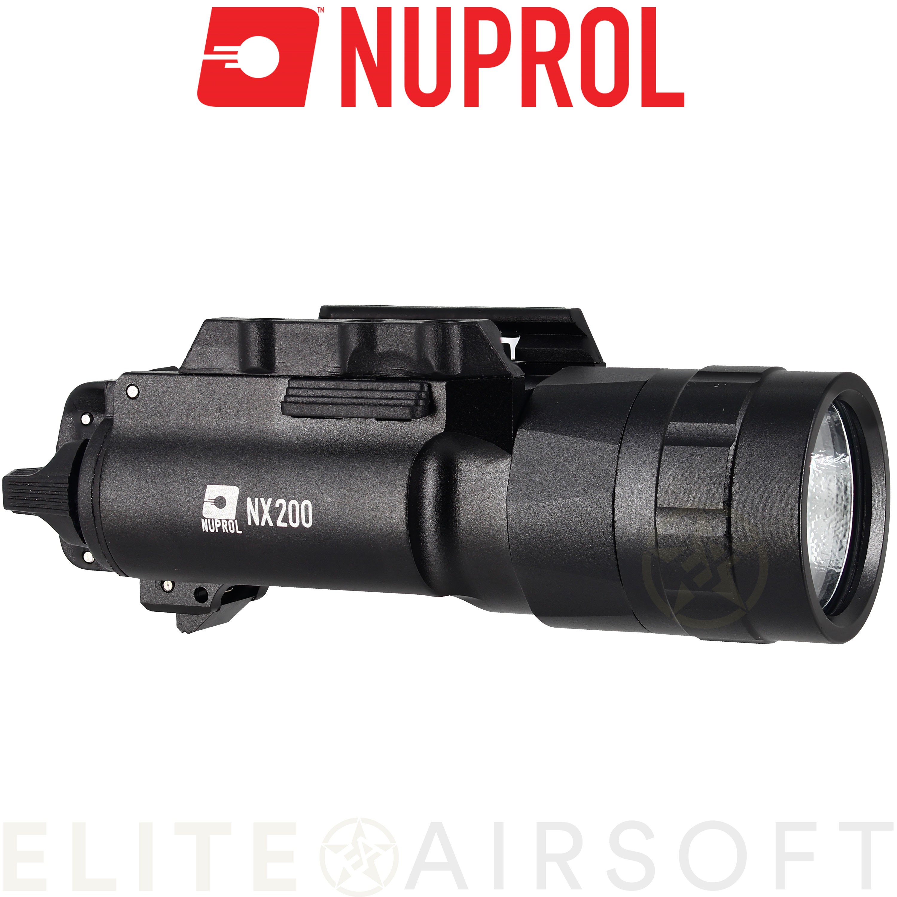 Airsoft BOG Bloc Lampe + Laser Rouge (Noir)