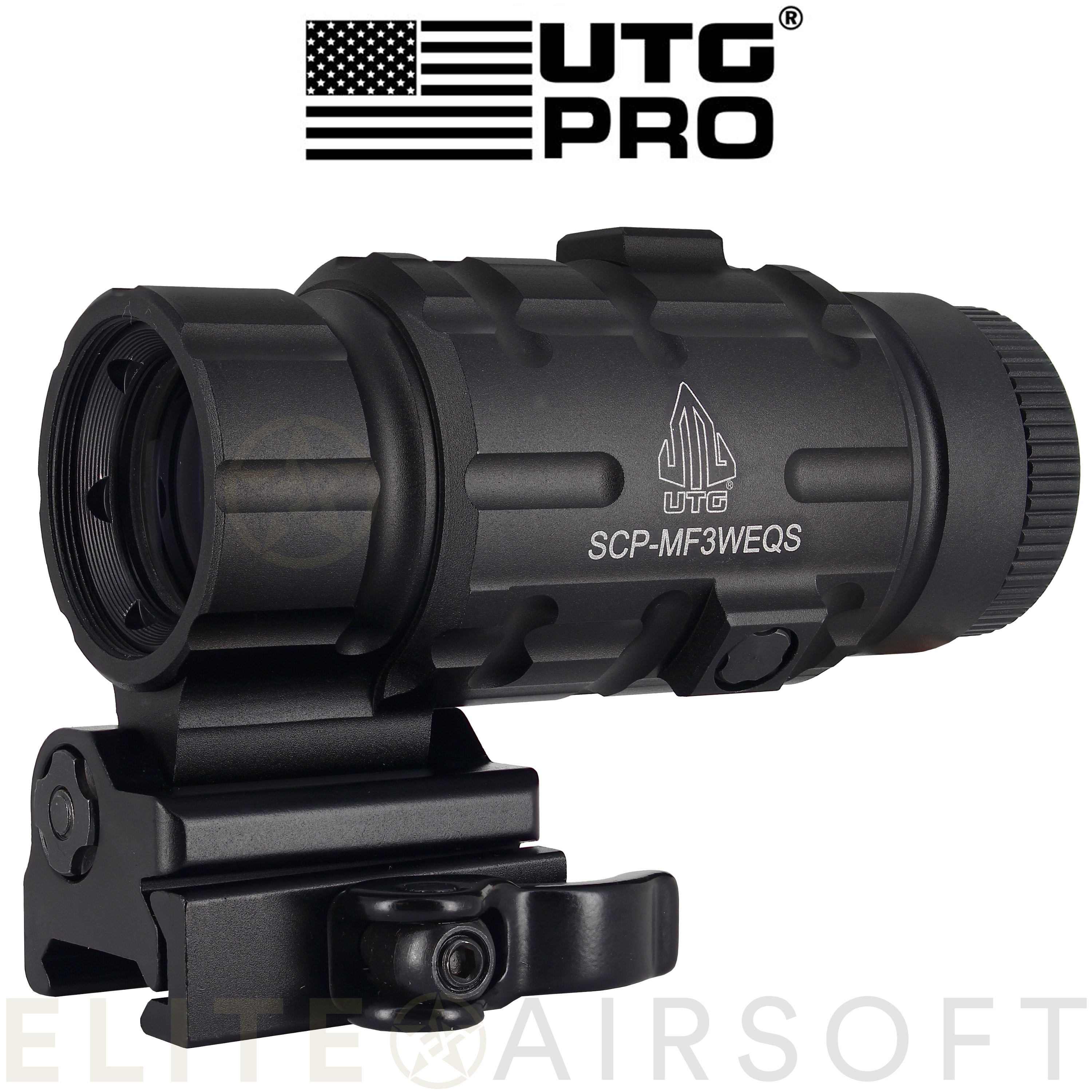 UTG - Magnifier 3X - noir
