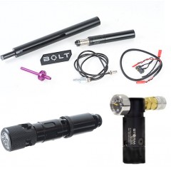 Wolverine - Kit de conversion HPA Bolt avec cylindre, régulateur de pression, et adaptateur Wraith Co2