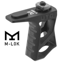 UTG - Poignée inclinée HANDSTOP Grip pour rail M-LOK - Aluminium - Noir