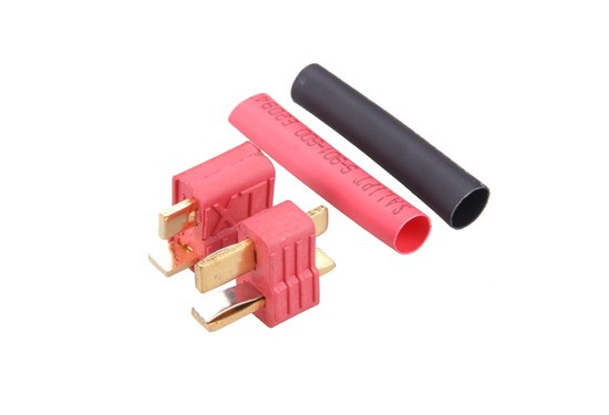 B/M – 10 Paires Connecteurs T-Plug Dean Style Mâle/Femelle Pour Batterie RC LiPo, Avec Gaine Thermorétractable