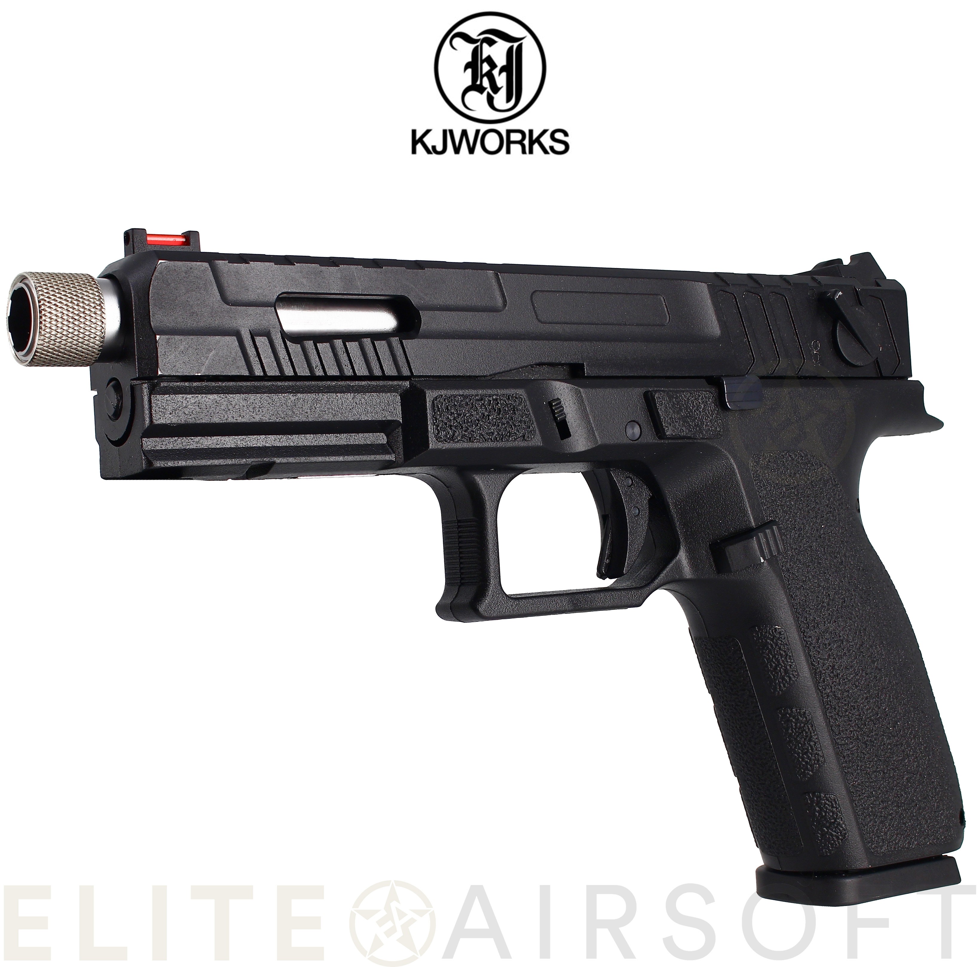 KJWorks - Pistolet KP-13 - Gaz - Noir (1 Joule) - Elite Airsoft