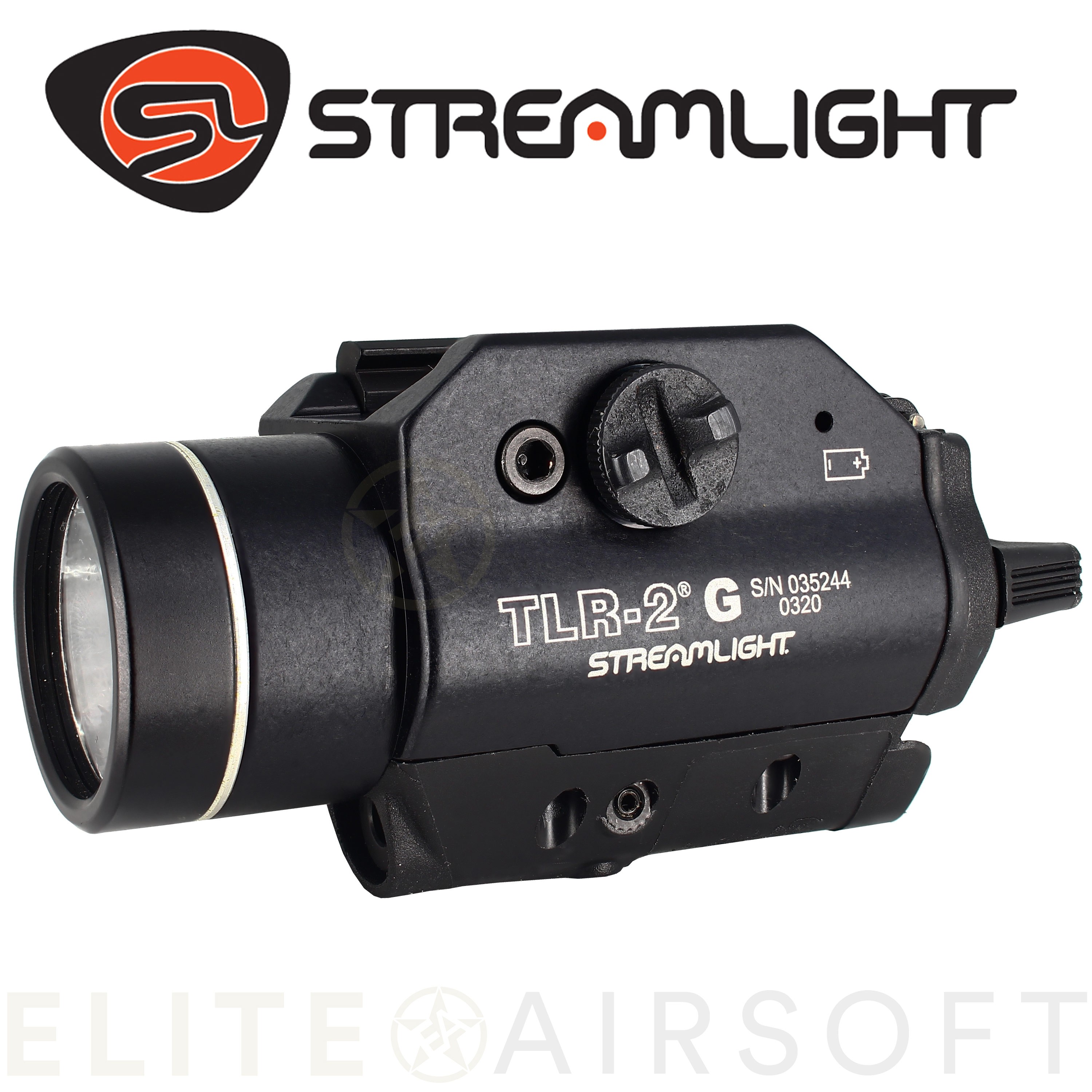 Streamlight - Lampe tactique TLR-2g + Laser vert - 300 Lumens - Noire -  Elite Airsoft