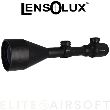 Lensolux - Lunette 2.5-10x56E Rétroéclairée - Noire
