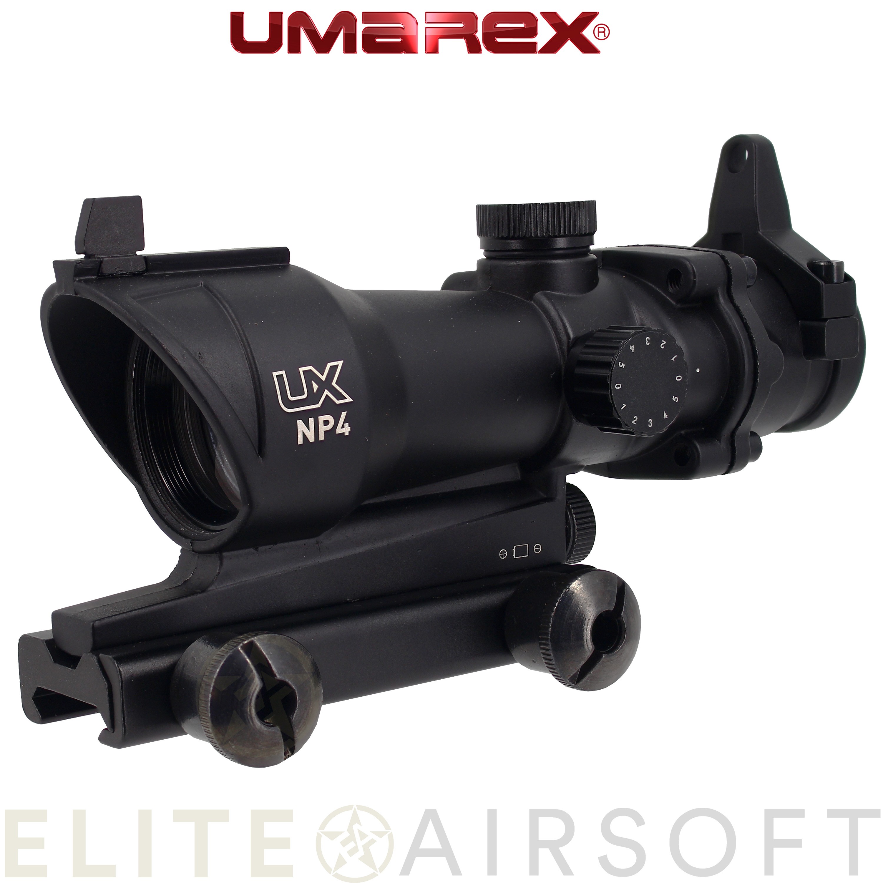 Umarex - Viseur point rouge Nano Point 4 type ACOG - Noir - Elite