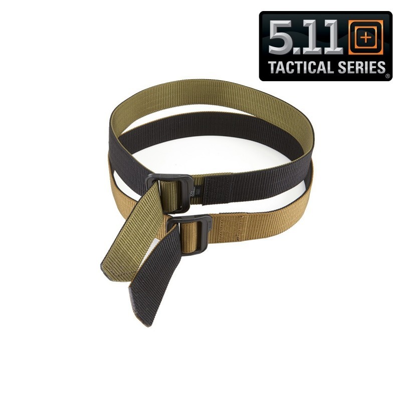 5.11 - Ceinturon tactique TDU Double Duty bi-ton - coyote et noir - Nylon -  Elite Airsoft