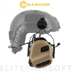 Earmor - M32H Tactical Communication Hearing Protector FAST - TAN