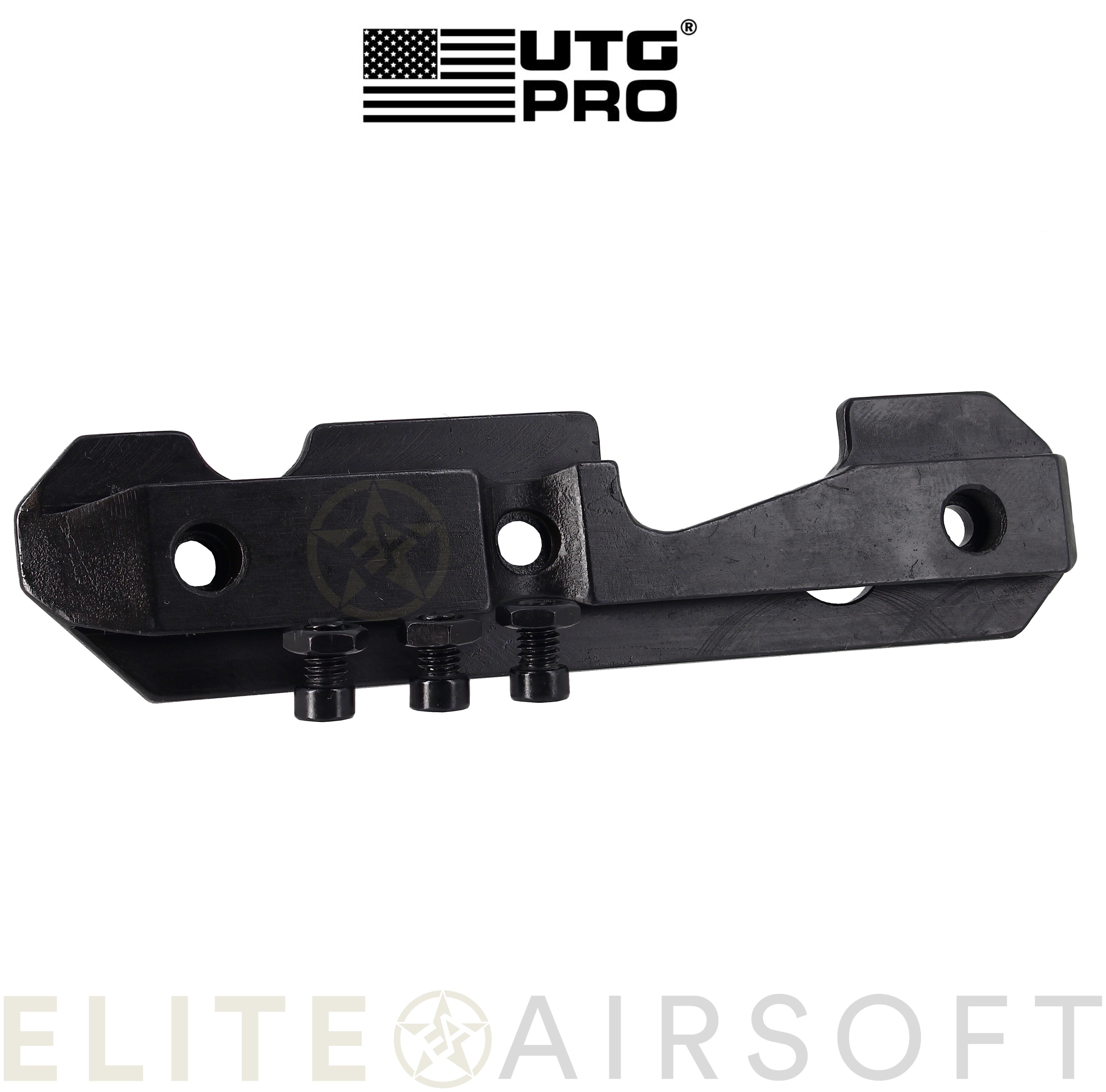 UTG - Adaptateur montage rail picatinny pour séries AK - Aluminium - Noir -  Elite Airsoft