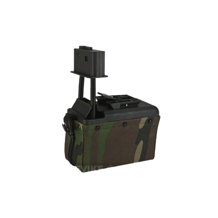 A&K - Ammo Box pour M249 - Woodland