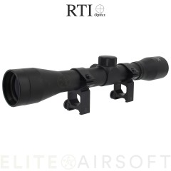 RTI - Lunette de visée 4X32 Tactical à fixation picatinny - Réticule Mildot - Noir