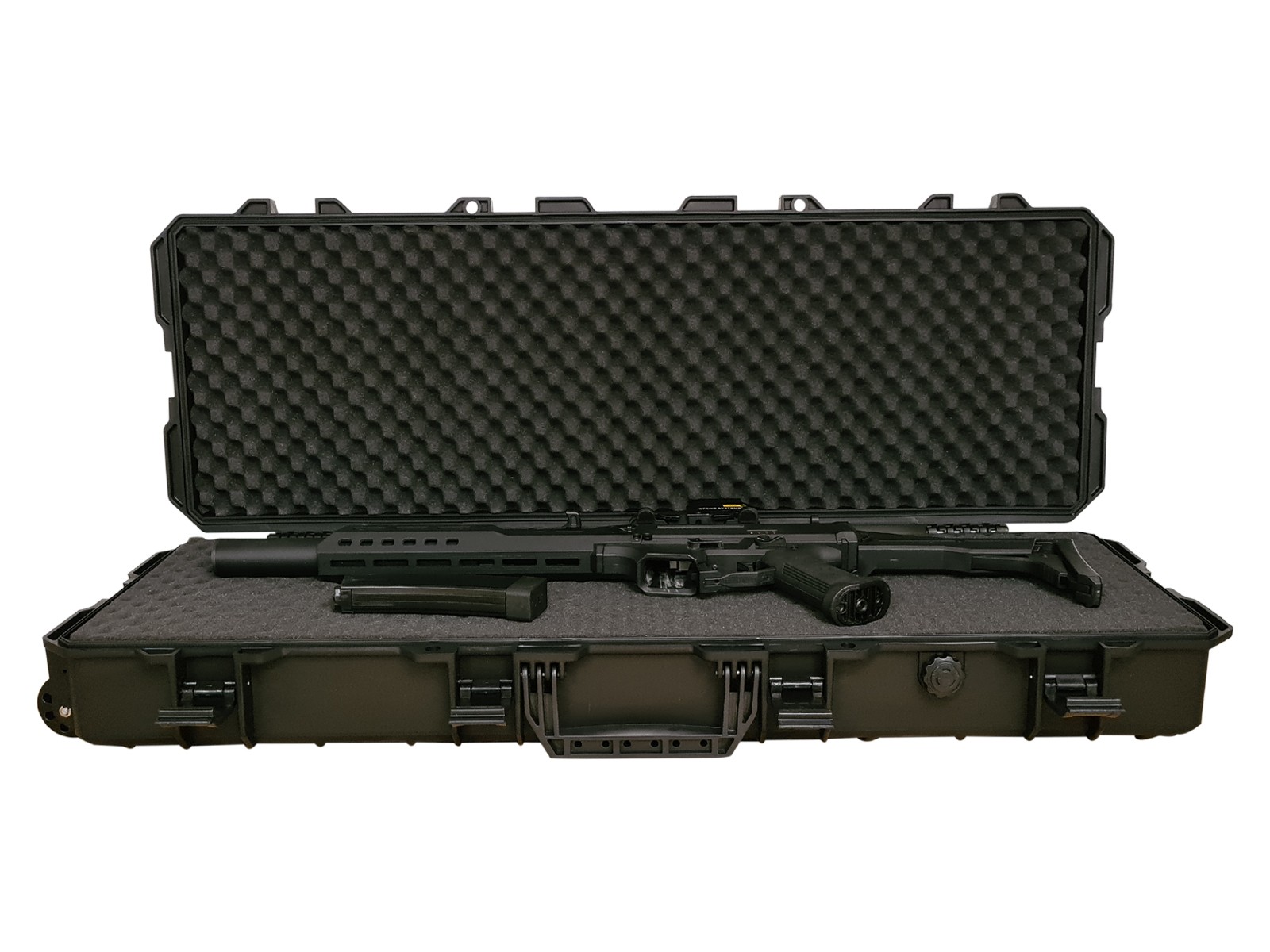 ASG - Mallette de transport pour fusil d'assaut 100X35X14cm - Polymère -  Noire - Elite Airsoft