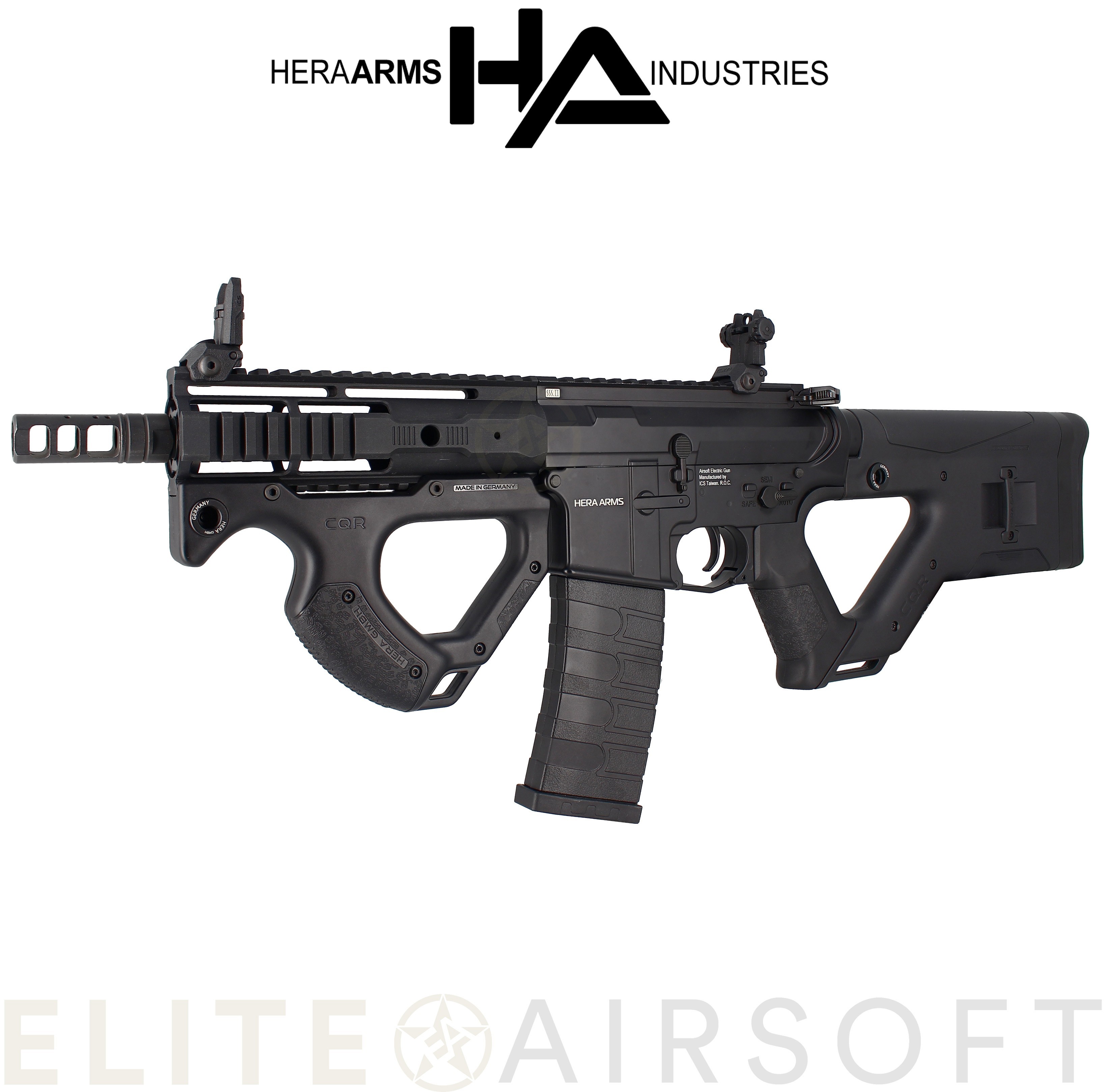 Destockage - ASG - Carabine Hera Arms CQR SSS - AEG - Noire (1.2 Joules)